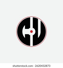 386 carta logotipo forma geométrica matemática educacional aprendizagem circular círculo elipse arma alvo espaço negativo C U