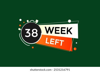 39 week left, icon, stile, timer, countdown, clock, time,  background, template, 39 week left countdown, sticker, left banner, business, sale, label button
