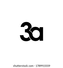 3a letter original monogram logo design