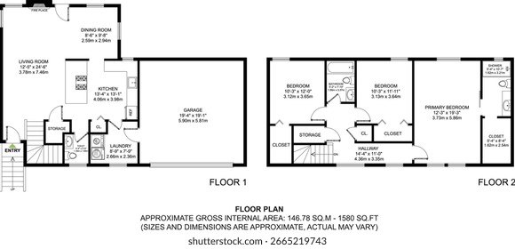 3 Schlafzimmer zweistöckiges Haus Design für 2026
