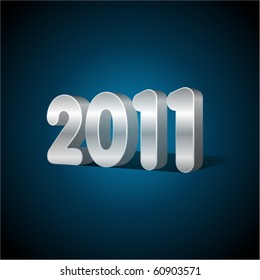 3d 2011 message vector background