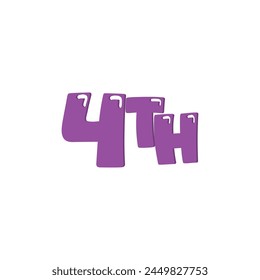 3d 4th icon 3d ranking icon