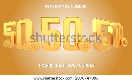 3d 50 percentage  bundle gold