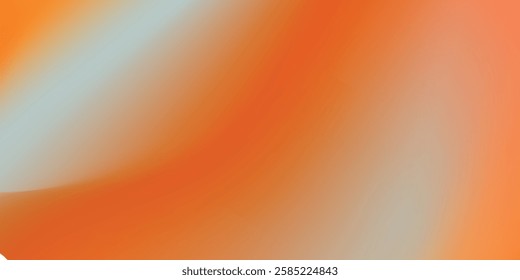 3d abstract autumn studio room background. Orange, brown dark gradient empty wall backdrop. Back ground horizontal mockup product season presentation. vector smooth light