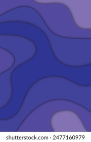 Fondo abstracto 3D con Formas de papel de corte azul. Diseño de diseño de Vector para presentaciones de negocios, volantes, carteles.