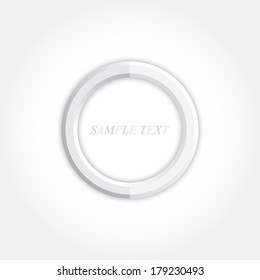 3d abstract background and circle icon design, vector eps10