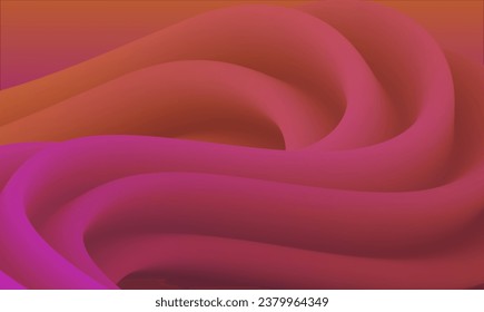 3D abstract background colorful purple artistic curve flow wave disco