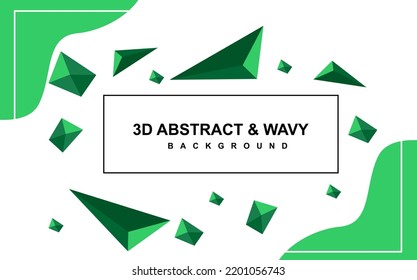 3d abstract and background design, shape, minimal