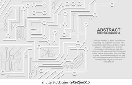 3d abstract background of digital technologies. Design for banner.