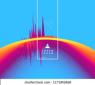 3d abstract background. Dynamic effect. Futuristic technology style. Motion vector illustration. Can be used for advertising, marketing, presentation.