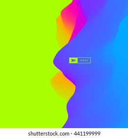 3D Abstract Background. Dynamic Effect. Futuristic Technology Style. Motion Vector Illustration. 