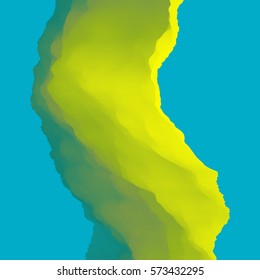 3D Abstract Background. Dynamic Effect. Futuristic Technology Style. Motion Vector Illustration.  