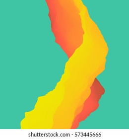 3D Abstract Background. Dynamic Effect. Futuristic Technology Style. Motion Vector Illustration.  