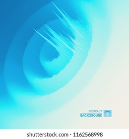 3d fondo abstracto. Estilo de tecnología futurista. Visualización de gráficos de grandes datos. Ilustración vectorial. 