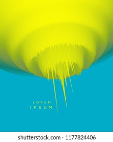 3d abstract background. Futuristic technology style. Big data graph visualization. Vector illustration. 