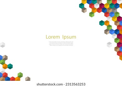 3 quinquies Fondo Resumen. Diseño geométrico. Ilustración del vector