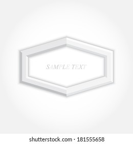 3d abstract background and hexagon icon design, vector eps10