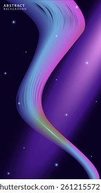 3D Abstract Background with light reflections