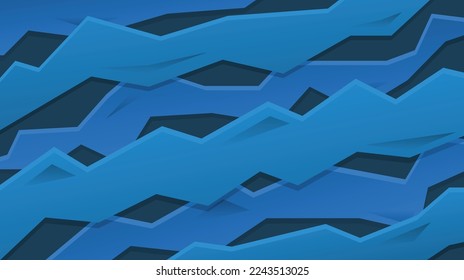 3D Abstract background modern graphic. Blue background with shadow. Vector abstract background texture design, bright poster, blue background Vector