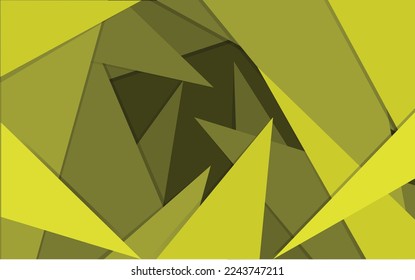 3D Abstract background modern hipster futuristic graphic. Yellow background with white stripes.