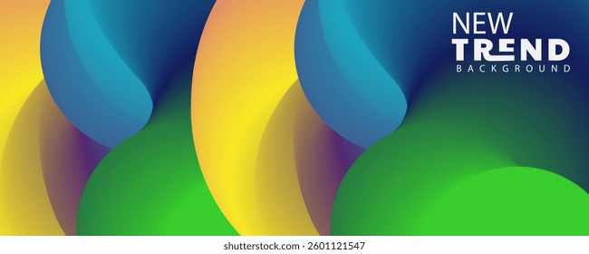 3D Abstract Background, New Trend Background, Gradient Color Abstract Background, Abstract 3d rendering of a modern geometric background. Minimalistic design for poster, cover, branding, banner