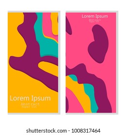 3D abstract background with paper cut shapes. Vector design layout for business presentations, flyers
