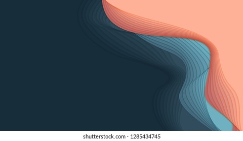 3D abstract background with paper cut shapes,design layout for business presentations,decoration, cards, flyers, posters, prints.