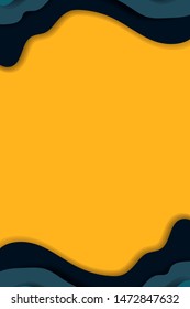 3D abstract background with paper cut shapes.Vector design layout for business presentations.Colorful carving art.