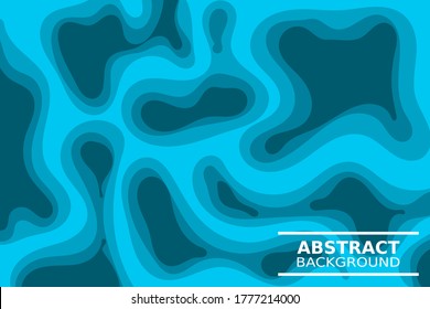 3D abstract background with paper cut shapes. Vector design layout for business presentations, flyers, posters and invitations.