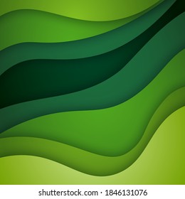 abstrakter 3D-Hintergrund und abstrakte Formen, Vektorgrafik