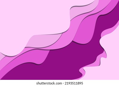 3D abstract background and paper cut shapes. Vector design layout for business presentations, flyers, posters and invitations
