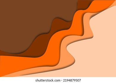 3D abstract background and paper cut shapes. Vector design layout for business presentations, flyers, posters and invitations