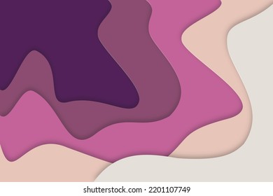 3D abstract background and paper cut shapes. Vector design layout for business presentations, flyers, posters and invitations