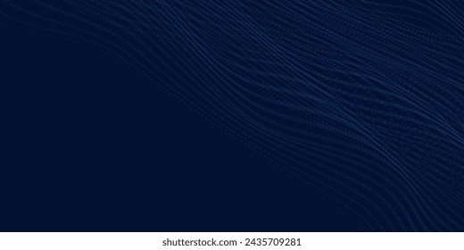 3D abstract background with paper cut shapes.