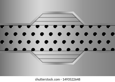 3D abstract background with paper layers. Geometric illustration of a textured carbon slice vector. Eps 10