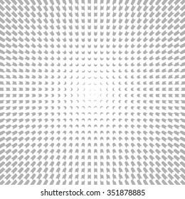 3D abstract background. Perspective view. 2 color swatches. Area, uniformly filled with grey cylinders on a white background. Bunch of 3D solids in perspective projection. Neutral geometric texture.