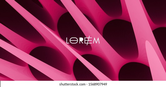 3d abstract background with prickly thorns. Cover design template. Futuristic technology style. Can be used for advertising, marketing, presentation.