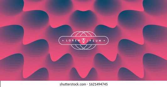 3d abstract background with prickly thorns. Cover design template. Futuristic technology style. Can be used for advertising, marketing, presentation.