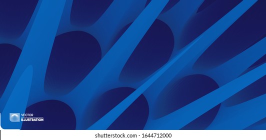 3D abstrakter Hintergrund mit prickelnden Dornen. Design-Vorlage abdecken. Futuristische Technologie-Stil. Kann für Werbung, Marketing, Präsentation verwendet werden.