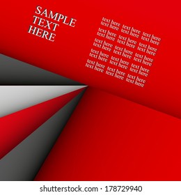 3d abstract background red effect