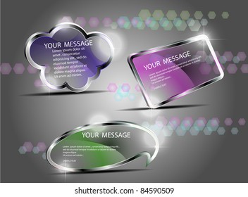 3d abstract background. vector eps10