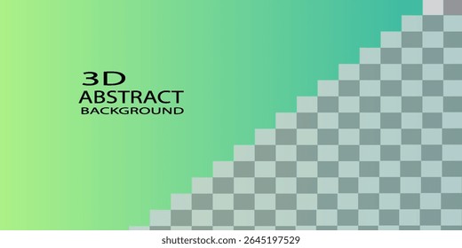 3D Abstract Background Vector, 3D Background, Abstract, Geometric, Illustration