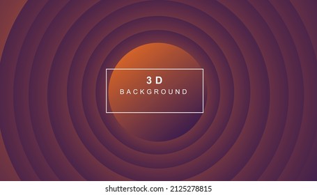 3d abstract background vector illustration for your teamplate with gradient color