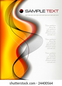 3d abstract background - vector illustration - jpeg version in my portfolio