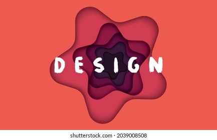 3d abstract backgrounds, vector designs, posters and invitations. Colorful carvings.