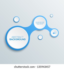 3D abstract business concept