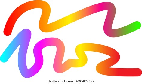3D abstract colorful fluid shape background