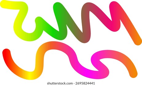 3D abstract colorful fluid shape background