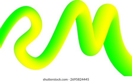3D abstract colorful fluid shape background