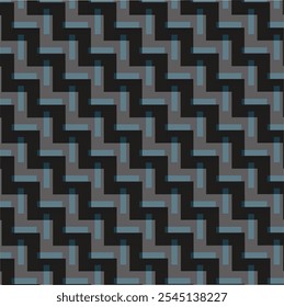 3d Abstract Colorful Seamless zig zag pattern vector on a black background. Chevron pattern. Design for fashion, fabric, textile, wallpaper, duvet cover, web, wrapping and all prints. Geometric art.